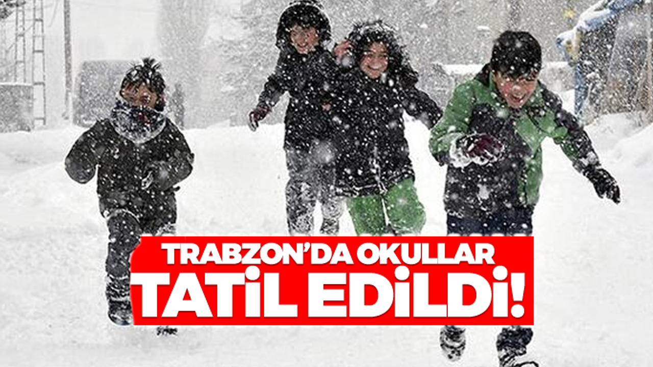 Valilik açıklama yaptı... Trabzon'da yarın (10 Şubat) okullar tatil mi?