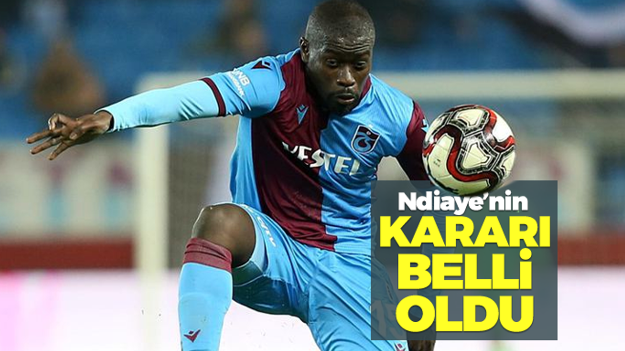 Badou Ndiaye'nin kararı belli oldu
