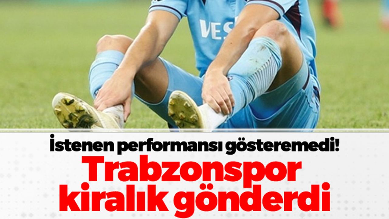 Trabzonspor Ahmet Canbaz'ı kiraladı