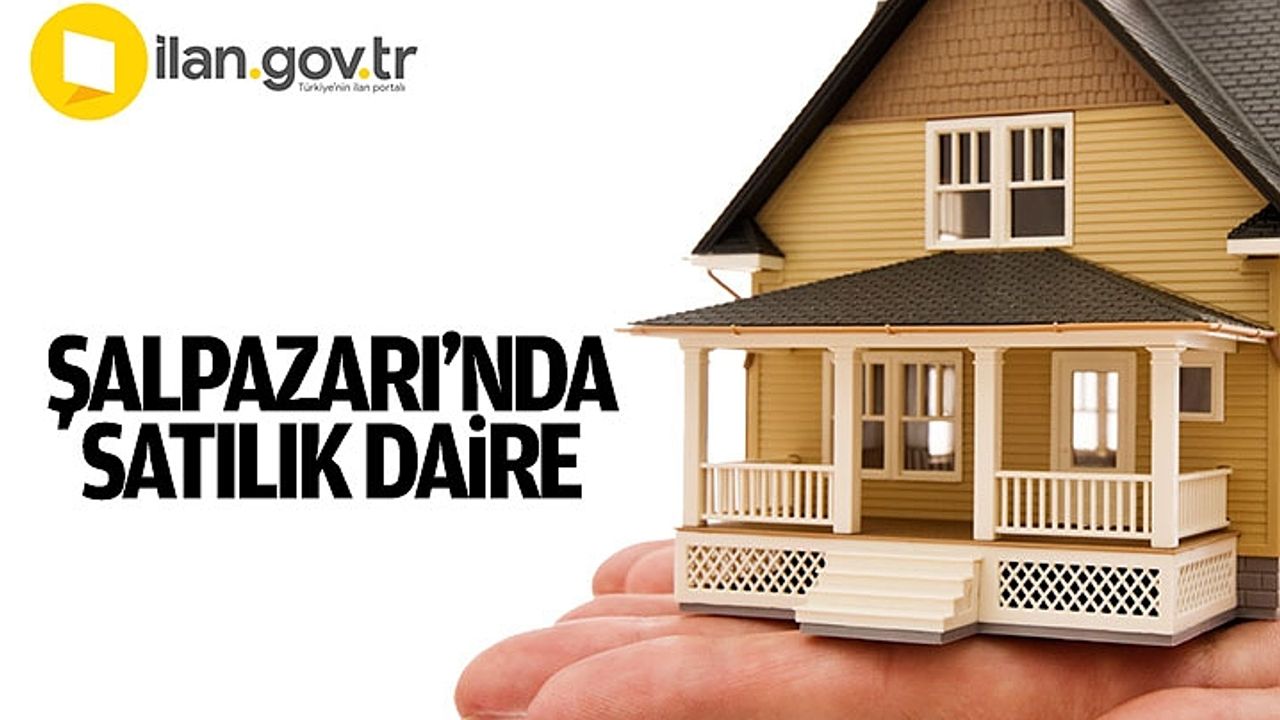 Şalpazarı'nda satılık daire