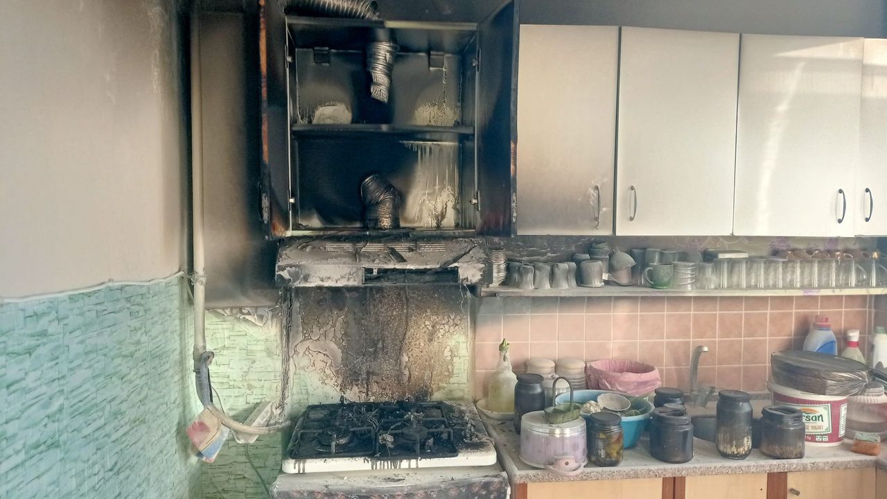 Alaplı’da mutfak yangını korkuttu