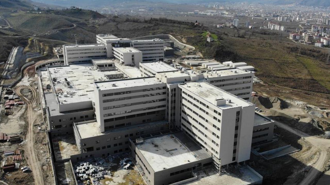 Ordu Şehir Hastanesi inşaatı yüzde 93'e ulaştı