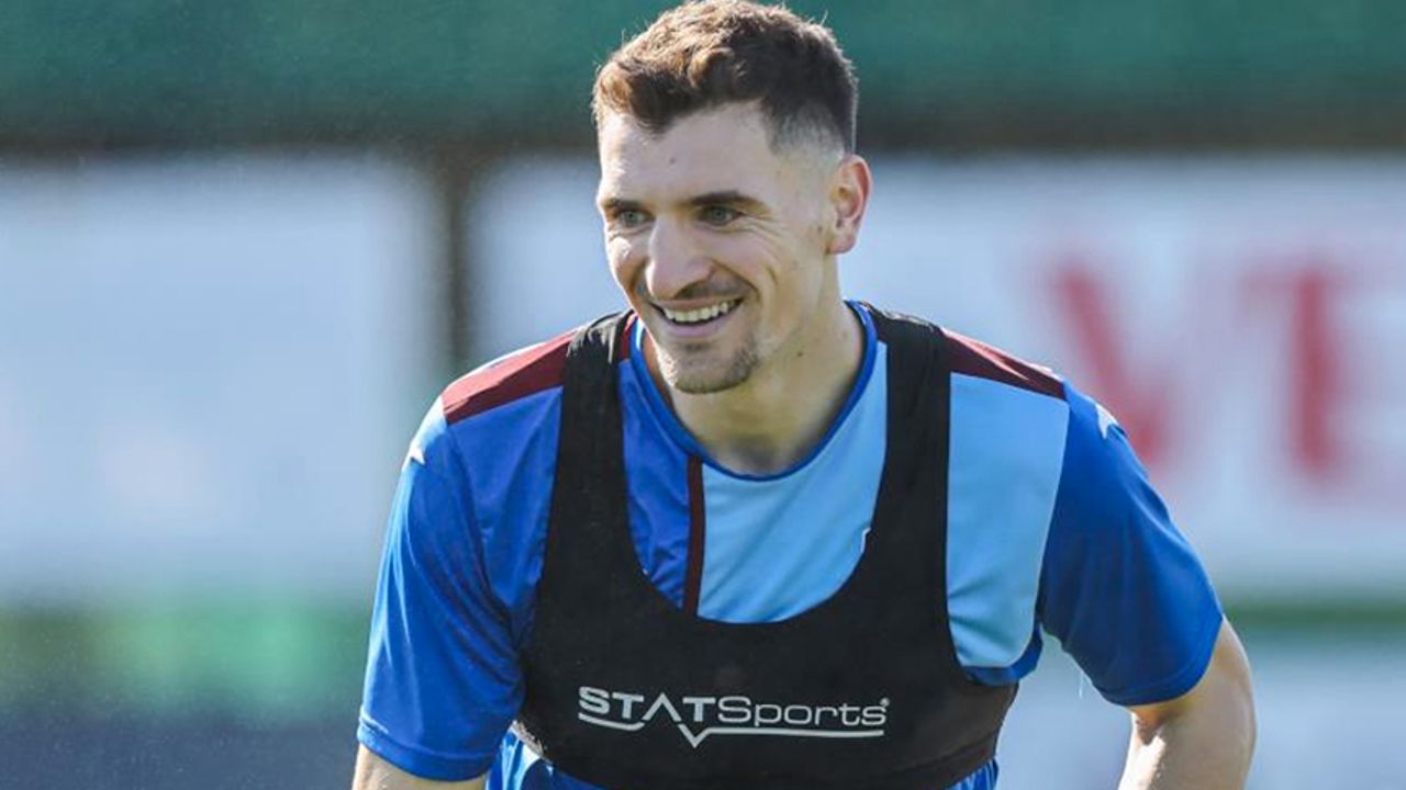 Trabzonspor'un yeni transferi Thomas Meunier ilk antrenmanına çıktı
