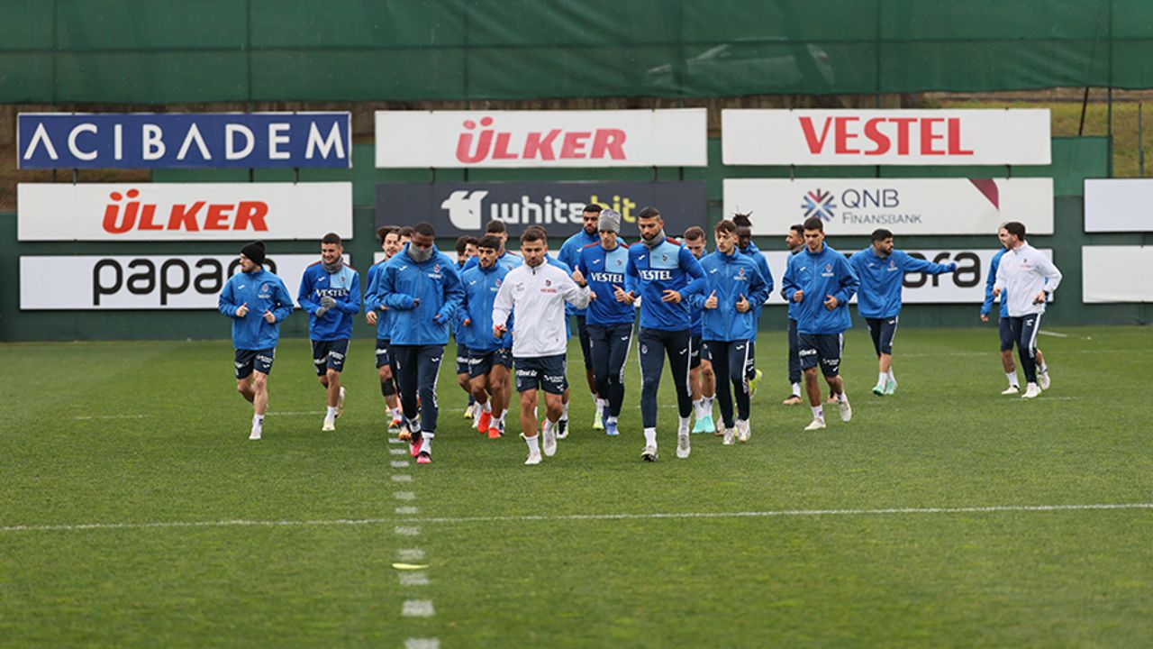Trabzonspor'da Gençlerbirliği maçı hazırlıkları sürüyor