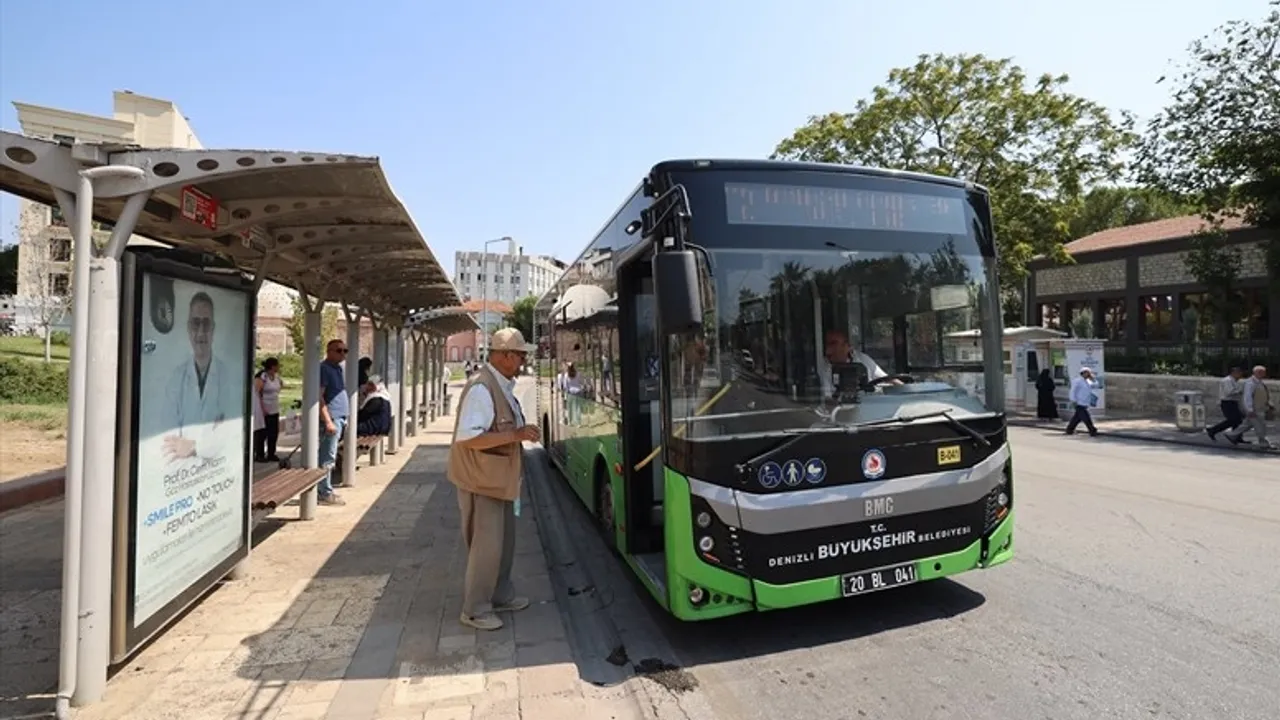Denizli’de toplu ulaşımda yeni dönem başladı