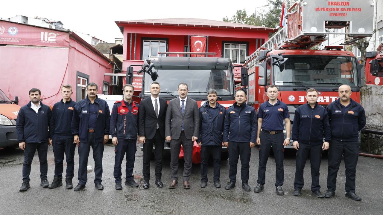BAŞKAN EKİM’DEN İTFAİYE HAFTASI ZİYARETİ