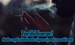 Tarihi karar! Halka açık alanlarda sigara içmek yasaklandı