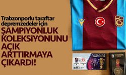 Depremzedelere destek için Trabzonspor koleksiyonunu satışa çıkardı!