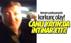 Giresun'da 54 yaşındaki adam canlı yayında intihar etti!