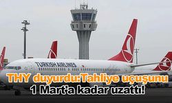 THY duyurdu: Tahliye uçuşunu 1 Mart'a kadar uzattı