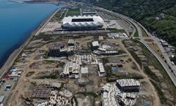 Trabzon Şehir Hastanesi’nde inşaat çalışmaları hızlandı