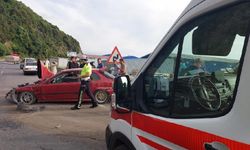 Zonguldak'ta trafik kazası: 1 yaralı