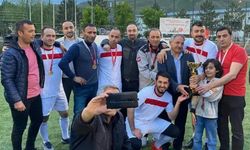 Futbol müsabakası şampiyonu Bayburt İl Sağlık Müdürlüğü oldu