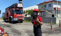 Staj gördüğü itfaiyede Avrupa Şampiyonası'na hazırlanıyor