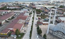 Sanayi bölgelerine 4,5 yılda 10 bin metre beton yol