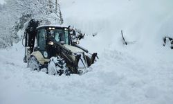 Rize’de 31 köy yolu kar nedeniyle ulaşıma kapandı