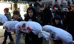 Bartın'da İsrail protestosu