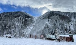 Ayder Yaylası’ndan kartpostallık kar manzaraları