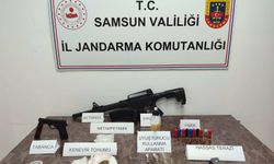Samsun'da jandarmadan operasyon: Uyuşturucu ve silah ele geçirildi
