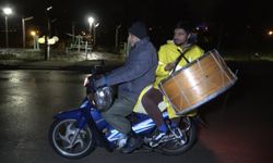 Motosikletli Ramazan davulcuları