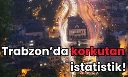 Trabzon’da korkutan istatistik!