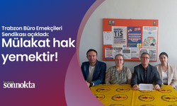 Trabzon Büro Emekçileri Sendikası açıklamalarda bulundu