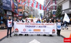 Trabzon'da 1 Mayıs coşkusu sürüyor