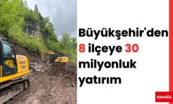 Büyükşehir'den 8 ilçeye 30 milyonluk yatırım