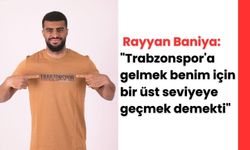 Rayyan Baniya: "Trabzonspor'a gelmek benim için bir üst seviyeye geçmek demekti"