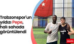 Trabzonspor'un yıldızı Pepe, halı sahada görüntülendi
