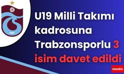 U19 Milli Takımı kadrosuna Trabzonsporlu 3 isim davet edildi