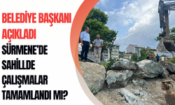 Sürmene'de sahil çalışmaları tamamlandı mı?