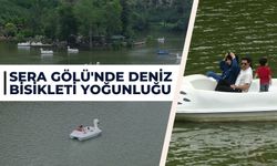 Sera Gölü'nde deniz bisikleti yoğunluğu