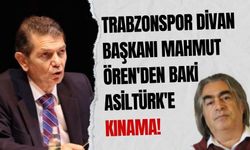 Trabzonspor Divan Başkanı Mahmut Ören'den Baki Asiltürk'e kınama!