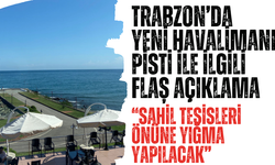 Trabzon'da Sahil Tesisleri önüne yığma pist eleştirisi