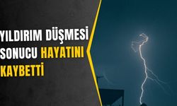 Yıldırım düşmesi sonucu hayatını kaybetti