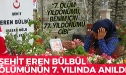 Şehit Eren Bülbül ölümünün 7. yılında mezarı başında anıldı