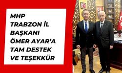 MHP Trabzon İl Başkanı Ömer Ayar’a Tam Destek ve Teşekkür