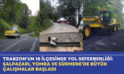 Trabzon Büyükşehir Belediyesi'nden Yol Yapımında Büyük Hamle