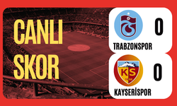 Trabzonspor 0-0 Kayserispor Canlı Skor