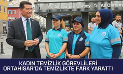 Kadın Temizlik Görevlileri Ortahisar’da Temizlikte Fark Yarattı