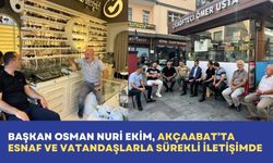 Başkan Osman Nuri Ekim, Akçaabat’ta Esnaf ve Vatandaşlarla Sürekli İletişimde