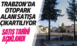 Trabzon'da otopark alanı satışa çıkartılıyor