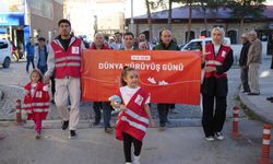 Bayburt'ta Dünya Yürüyüş Günü’nde Sağlıklı Yaşama Dikkat Çekildi