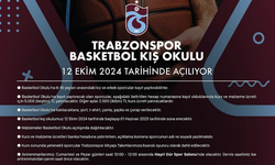 Trabzonspor Basketbol kış okulu faaliyetleri 12 Ekim’de başlıyor!