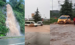 Şiddetli yağışlar Artvin'in Hopa ve Arhavi ilçelerinde etkili oluyor