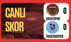 Hatayspor 0 0 Trabzonspor Canlı Skor