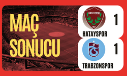 Hatayspor 1 1 Trabzonspor Maç Sonucu