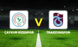 Rizespor 0-1 Trabzonspor canlı skor