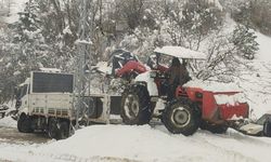 Ulus’ta kar kalınlığı 50 santimetreye ulaştı